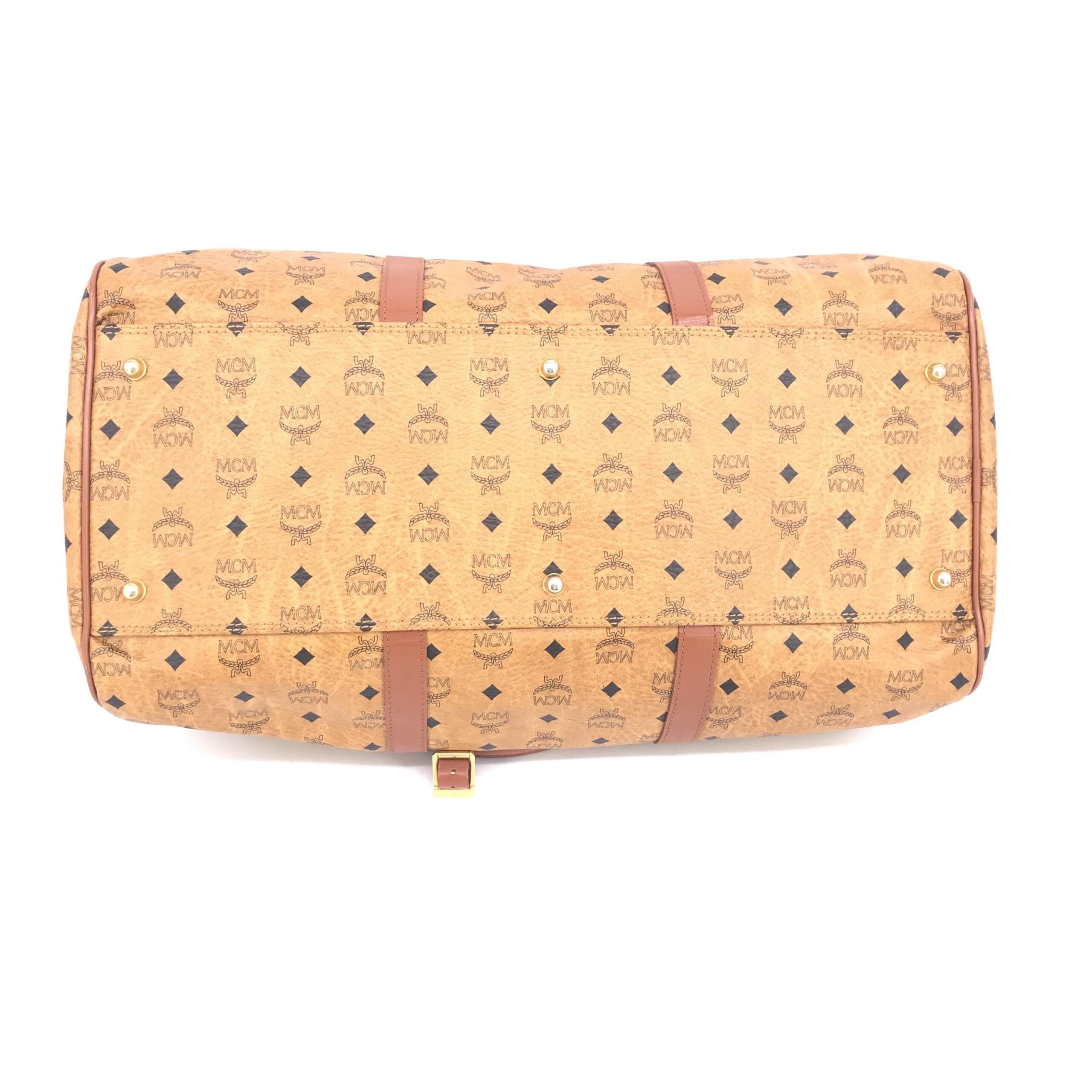 MCM Vintage Monogram Travel Duffle Bag