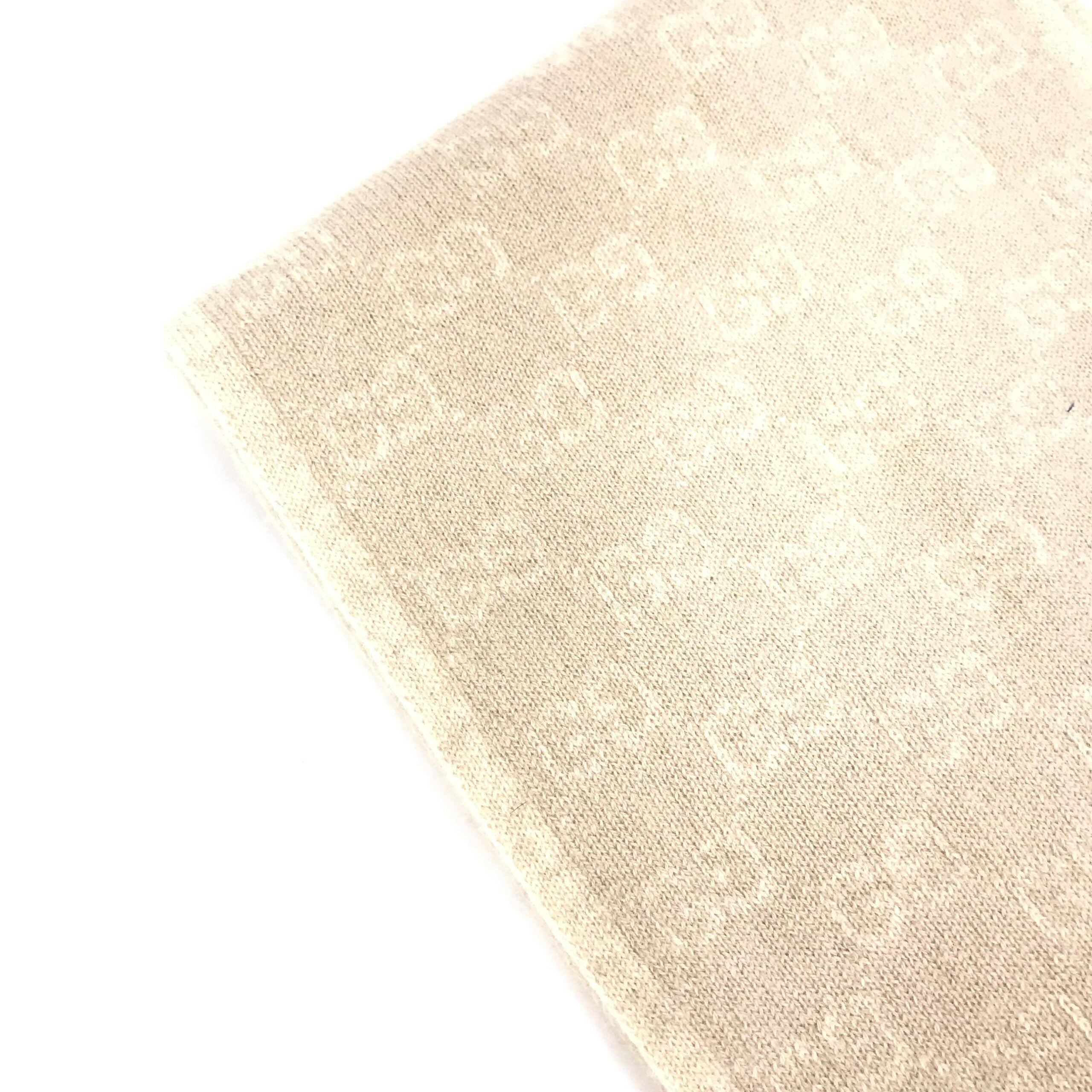 Gucci Wool Scarf With Gg Logo Pattern