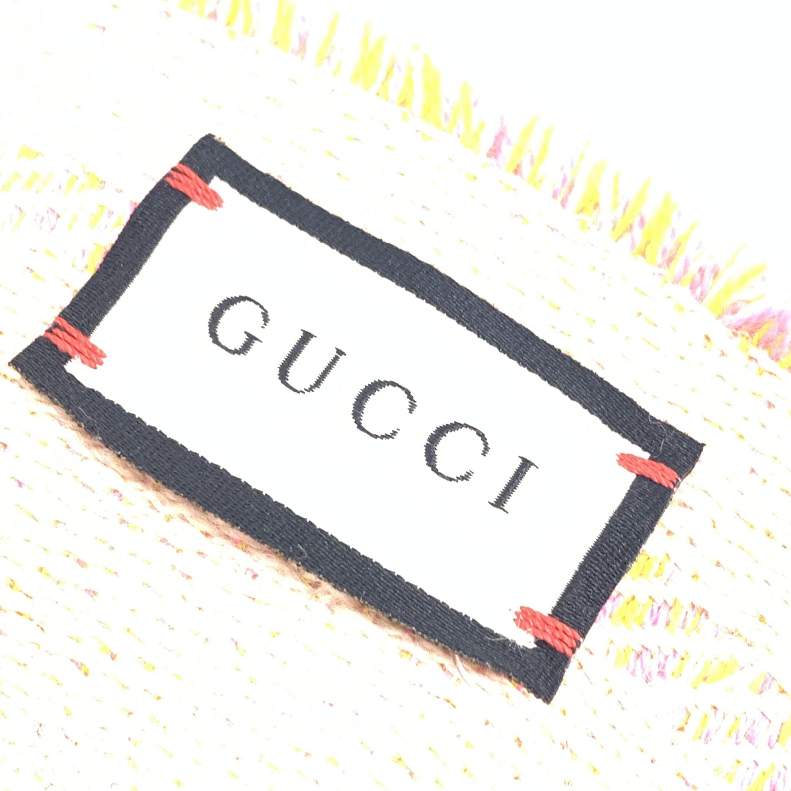 Gucci Wool GG Logo Scarf In Pink