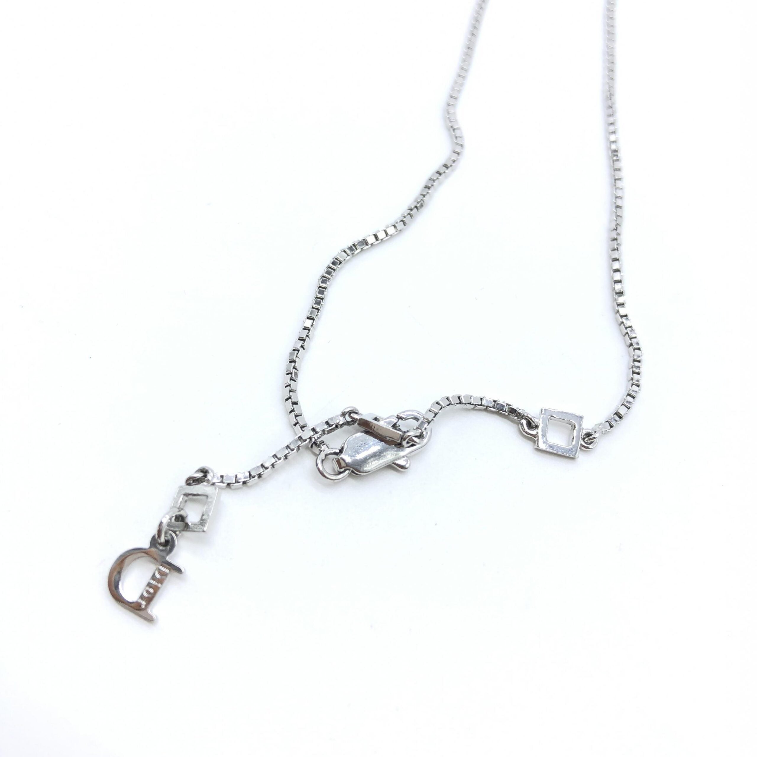 Christian Dior Dior 925 Sterling Silver Antique Art Deco Howard & Co. "Port" Necklace