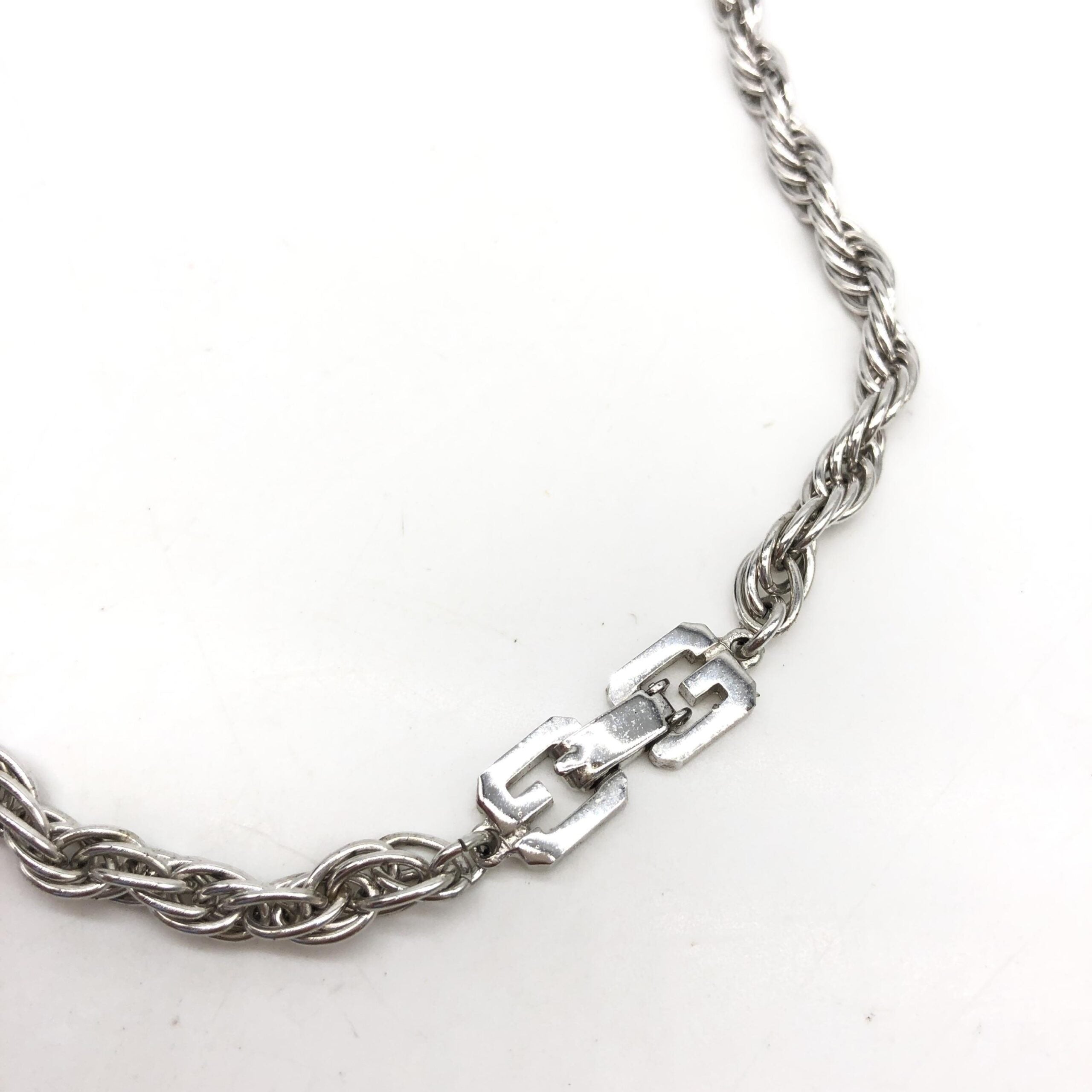 Givenchy Vintage Rope Twist Necklace