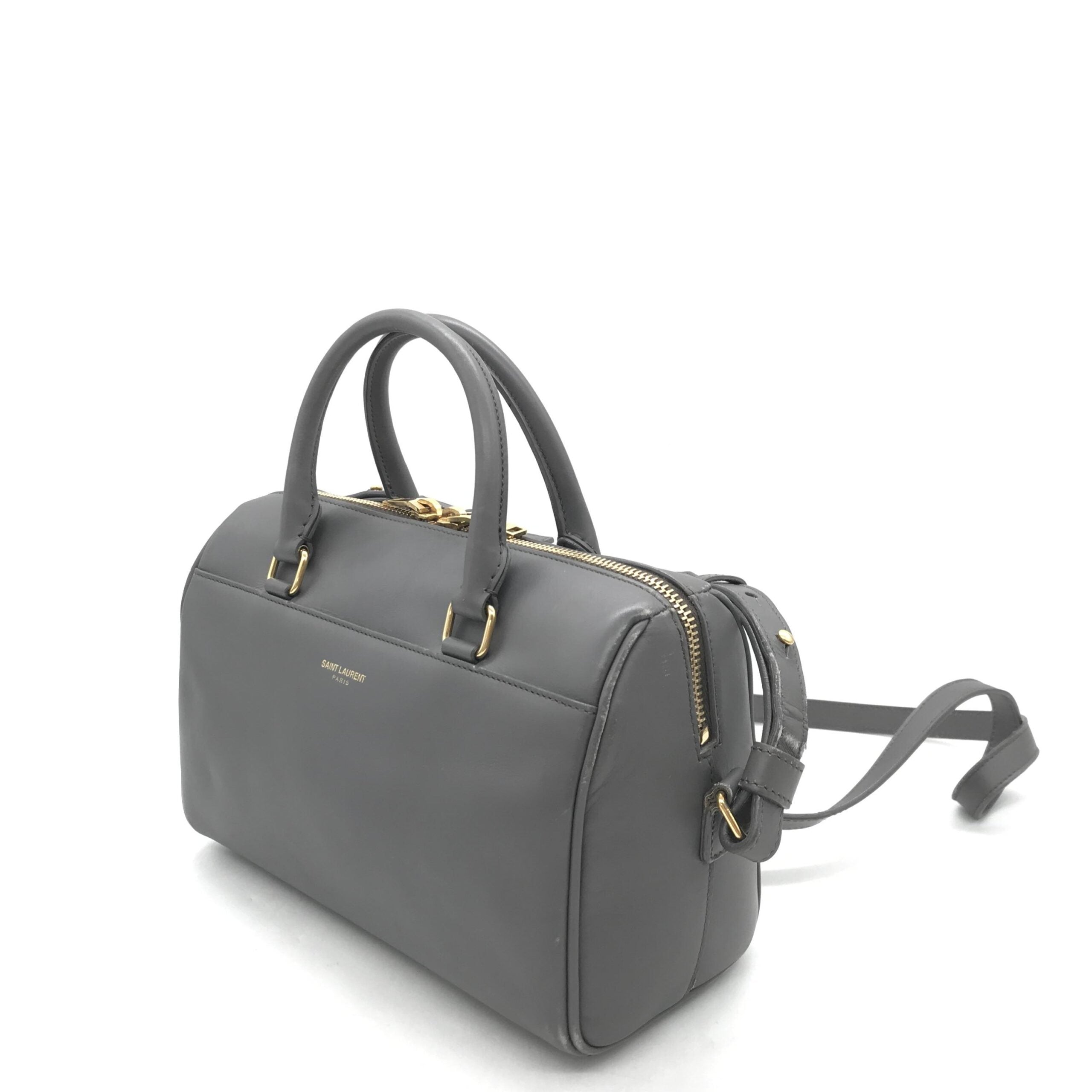 Yves Saint Laurent Classic Baby Duffle Bag Leather Black 491656