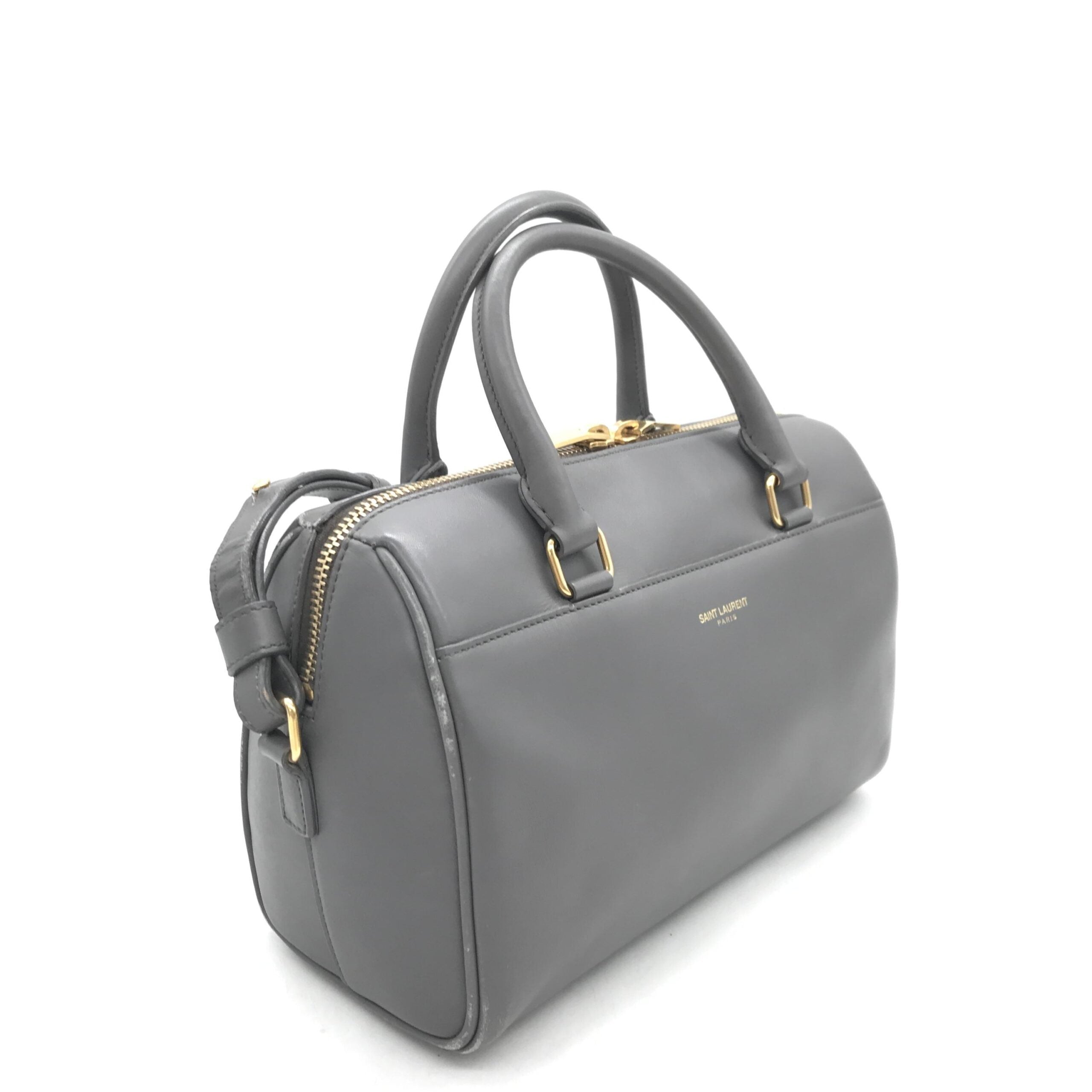 Yves Saint Laurent Classic Baby Duffle Bag Leather Black 491656