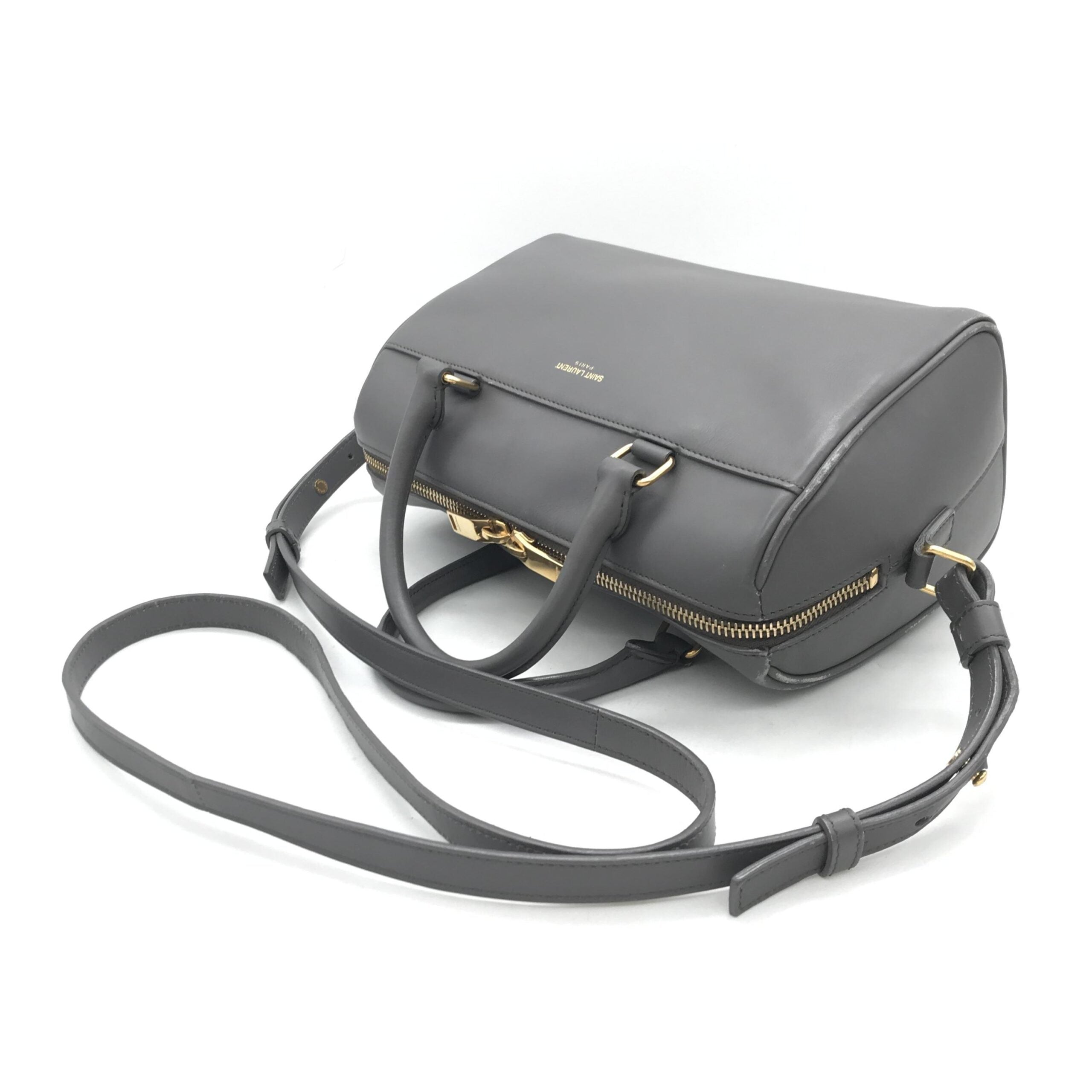 Yves Saint Laurent Classic Baby Duffle Bag Leather Black 491656