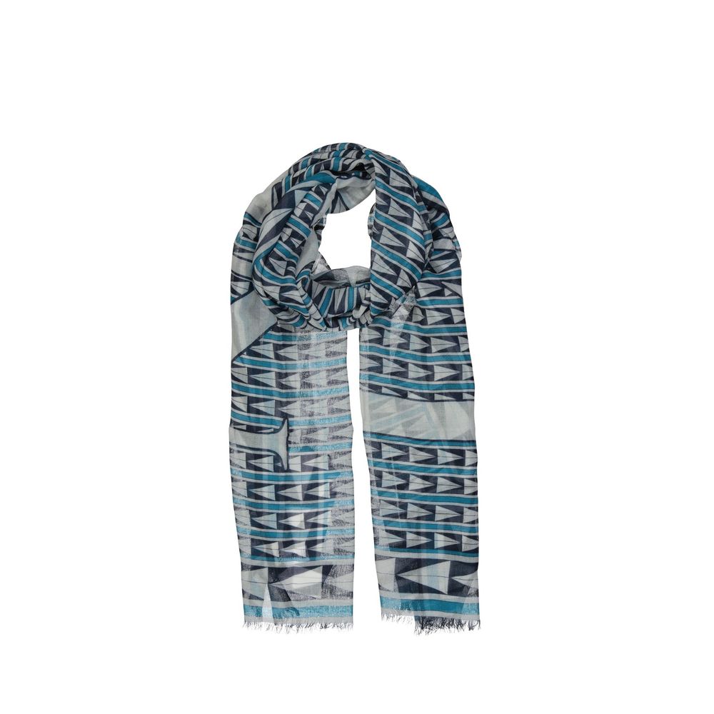 Indulge in the exquisite Lanvin Blue Wool Scarf, a masterpiece of luxurious craftsmanship, enveloping you in warmth and sophistication for every occasion.