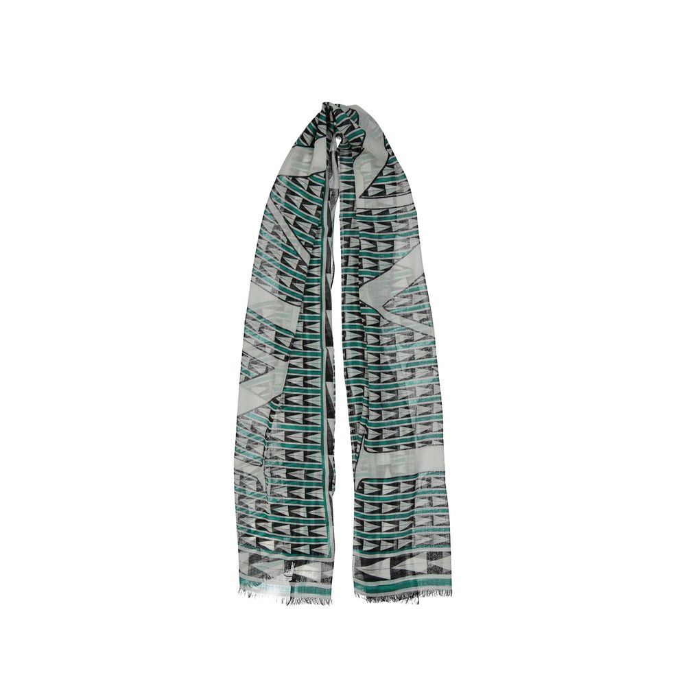 Experience the allure of the Lanvin Bicolor Wool Scarf, a luxurious 100% wool accessory that embodies sophistication and timeless elegance for every occasion.