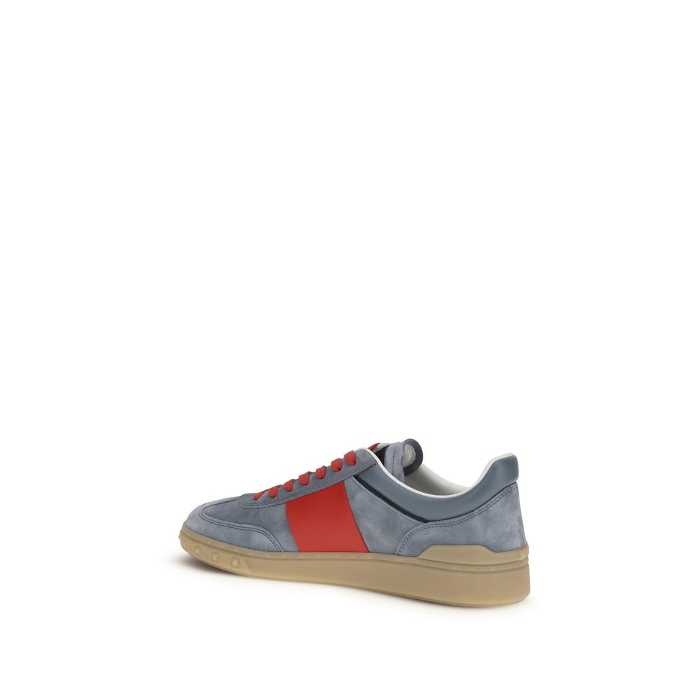 Valentino Garavani Multicolor Calf Leather Bos Taurus Low Top Sneakers