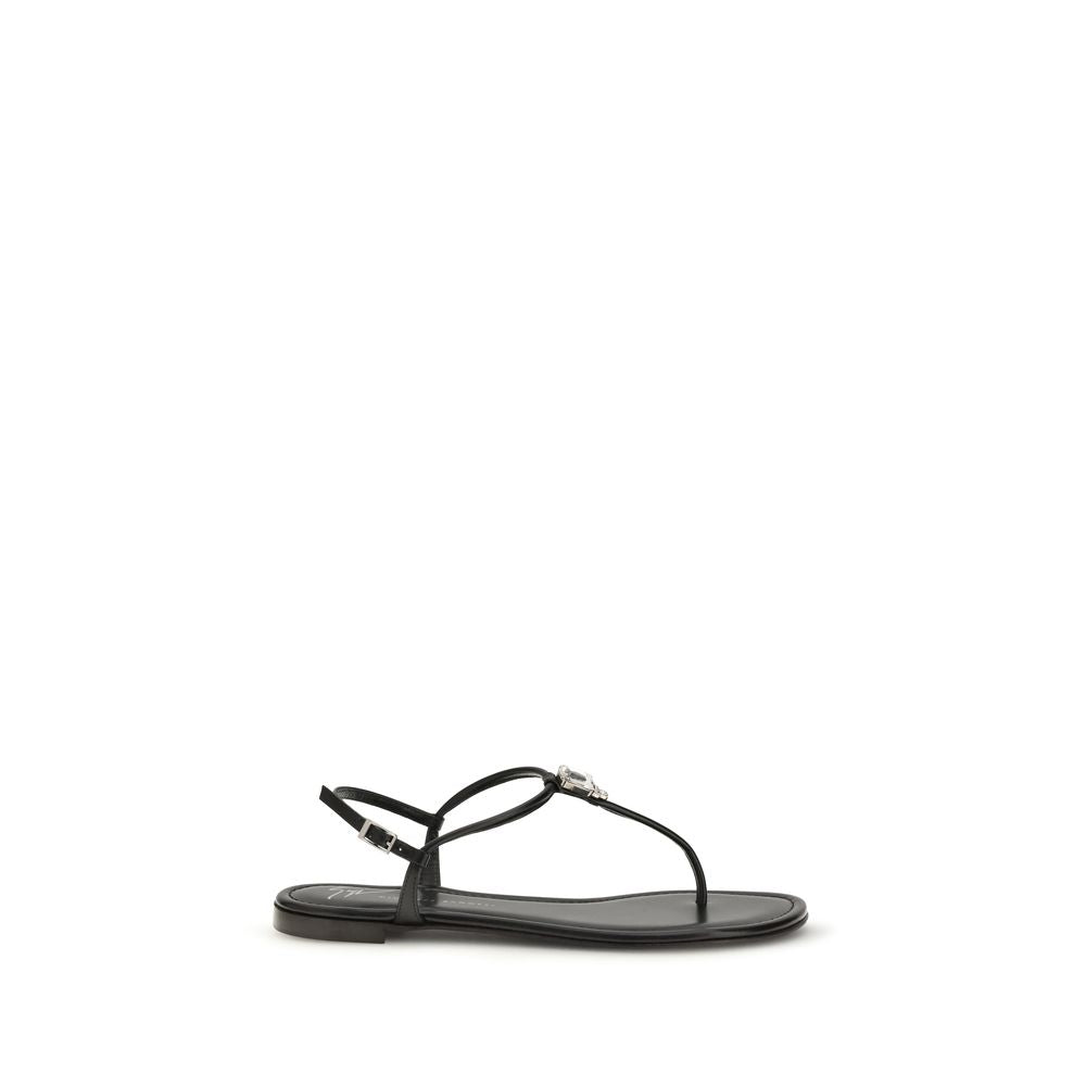Elevate your summer elegance with Giuseppe Zanotti's Pia Mizuki Sandals, crafted from luxurious calf leather, adorned with rhinestones for a touch of sophistication.