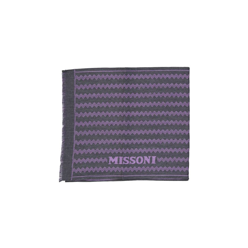 Missoni Gray Wool Scarf