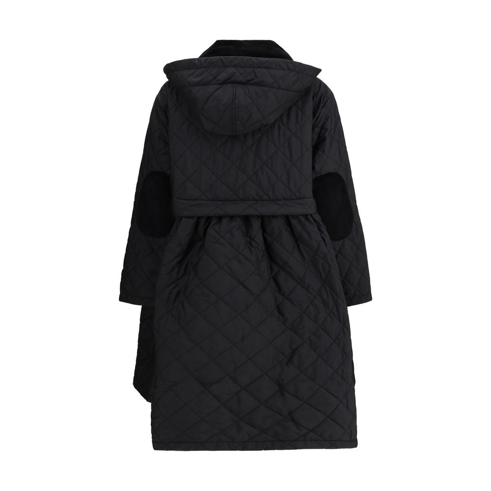 Barbour Black Polyester Coat - Timeless Luxury for the Modern Sophisticate