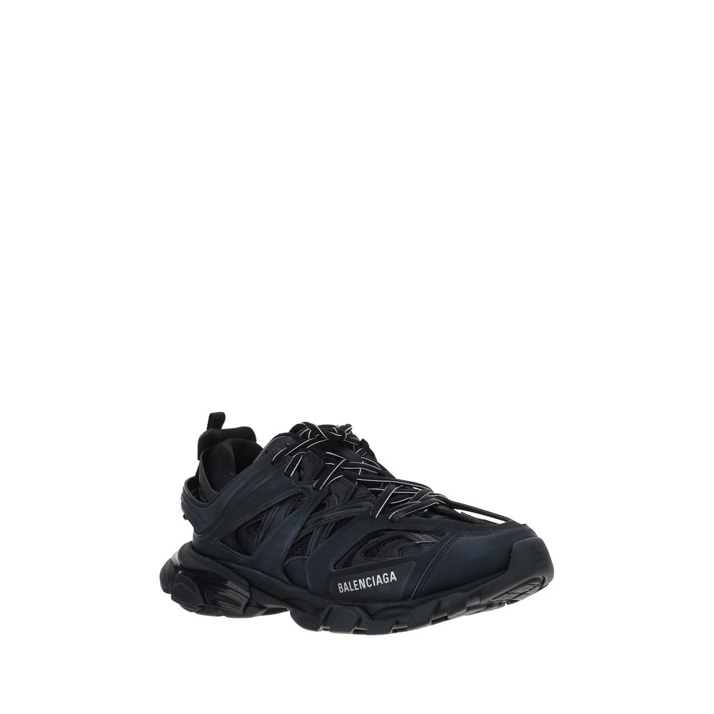 Balenciaga Black Polyester Sneakers – Artisanal Luxury Footwear