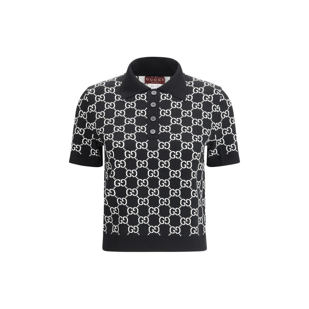 Gucci Black Wool Pattern Shirt – Artisanal Luxury Elegance