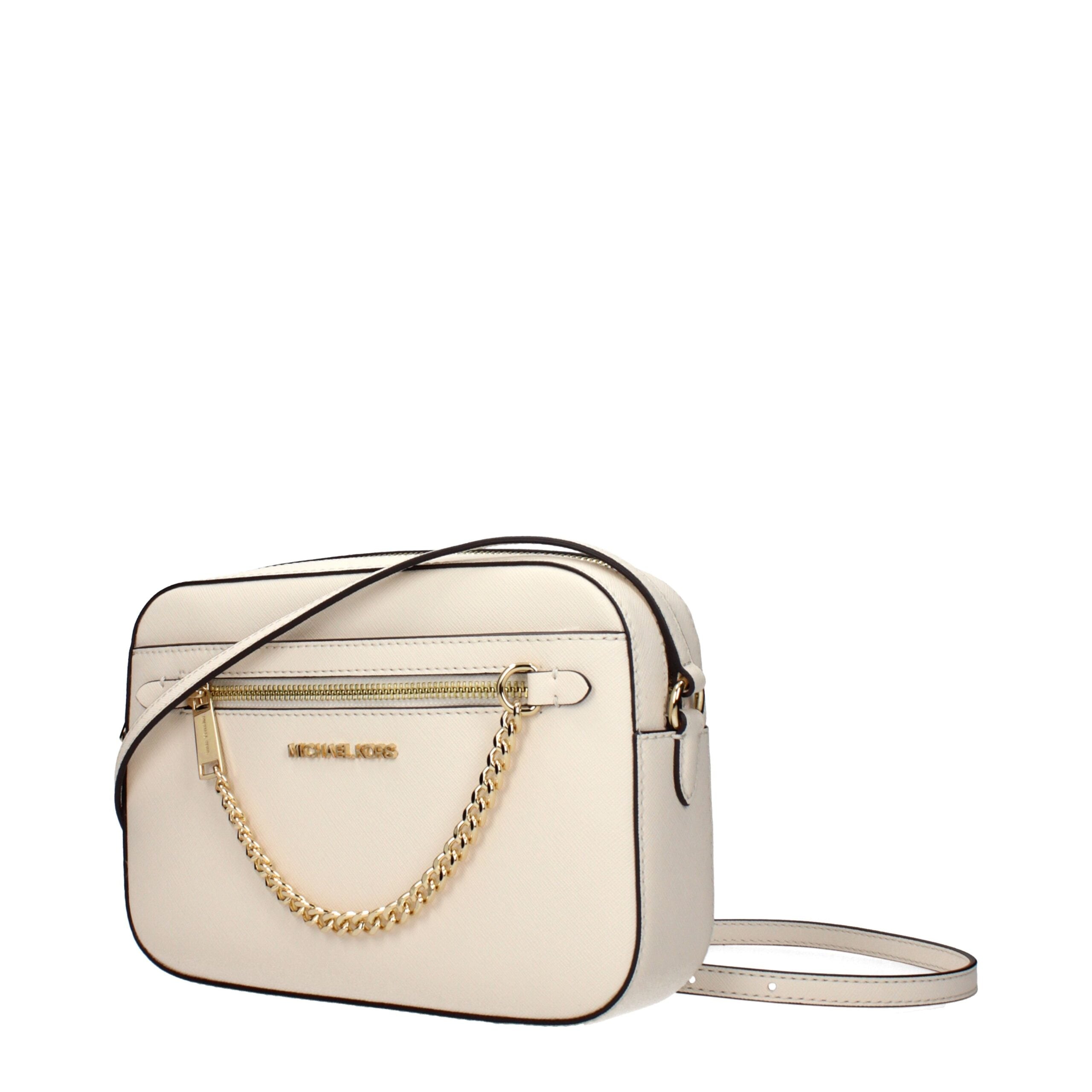 Discover the Michael Kors Beige Leather Crossbody Bag, a luxurious blend of exquisite craftsmanship and timeless elegance, perfect for the discerning individual.