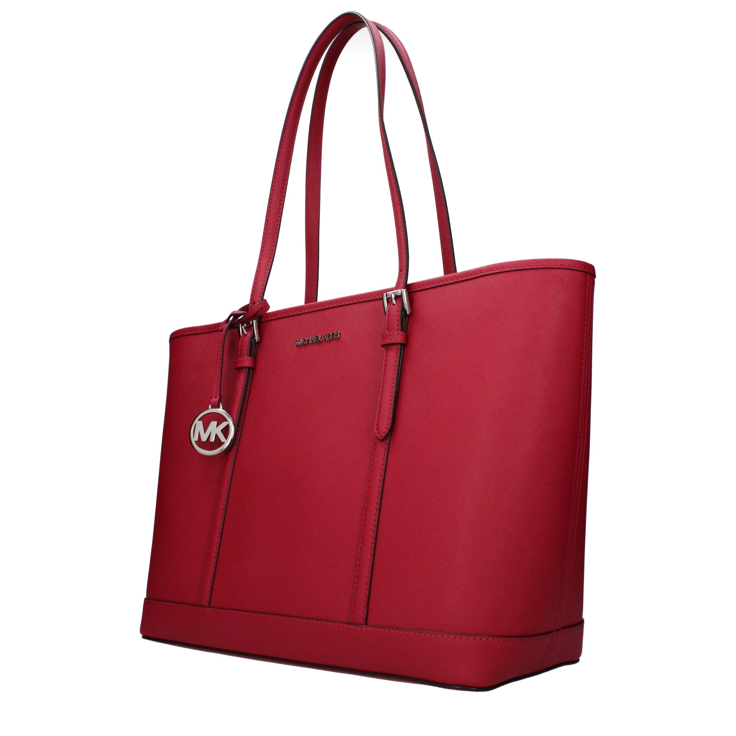 Discover the Michael Kors Red Leather Shoulder Bag, a timeless emblem of luxury and elegance, crafted for those who embody sophistication and style.