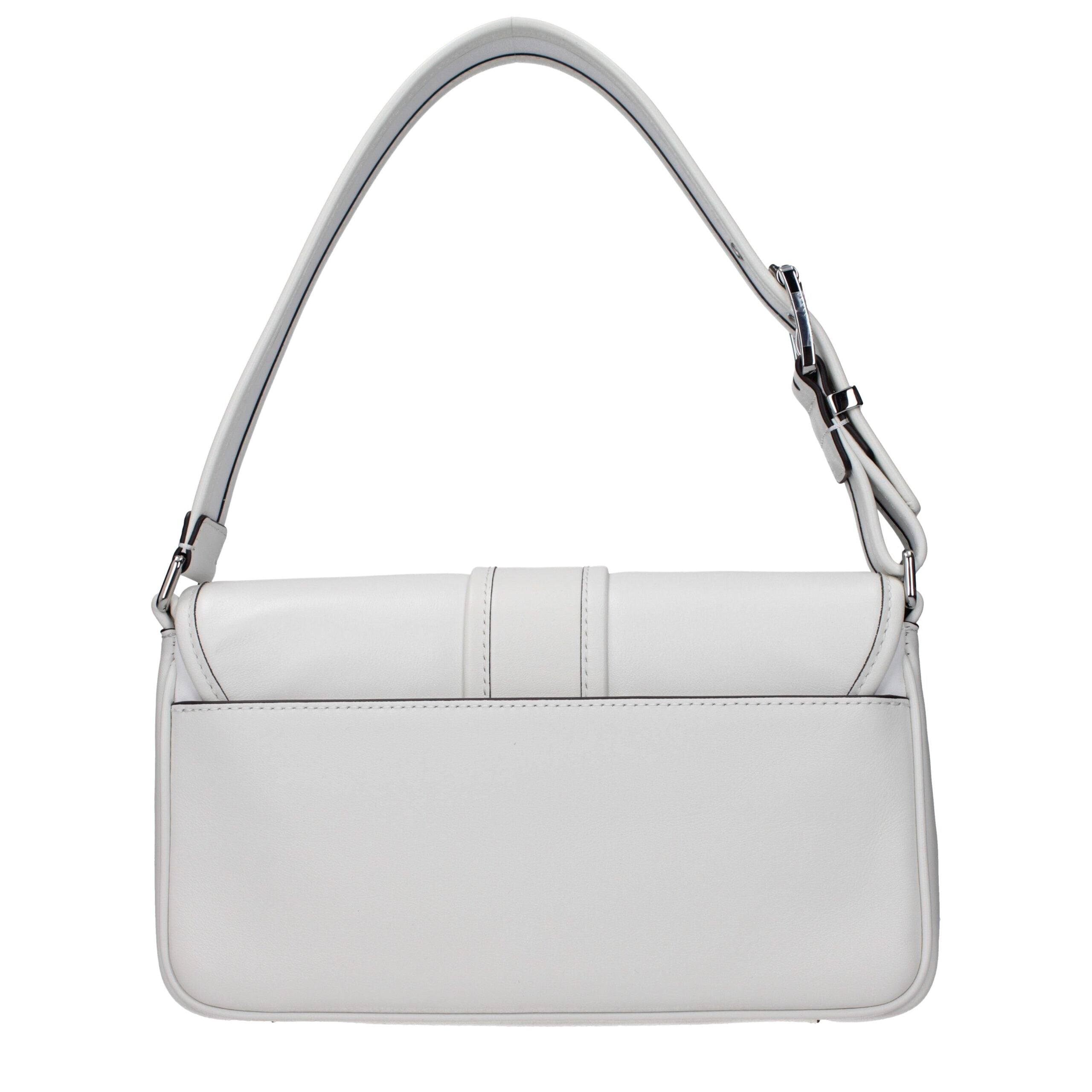 Discover the Michael Kors White Leather Shoulder Bag, a masterpiece of premium craftsmanship that elevates your style with timeless elegance and sophistication.