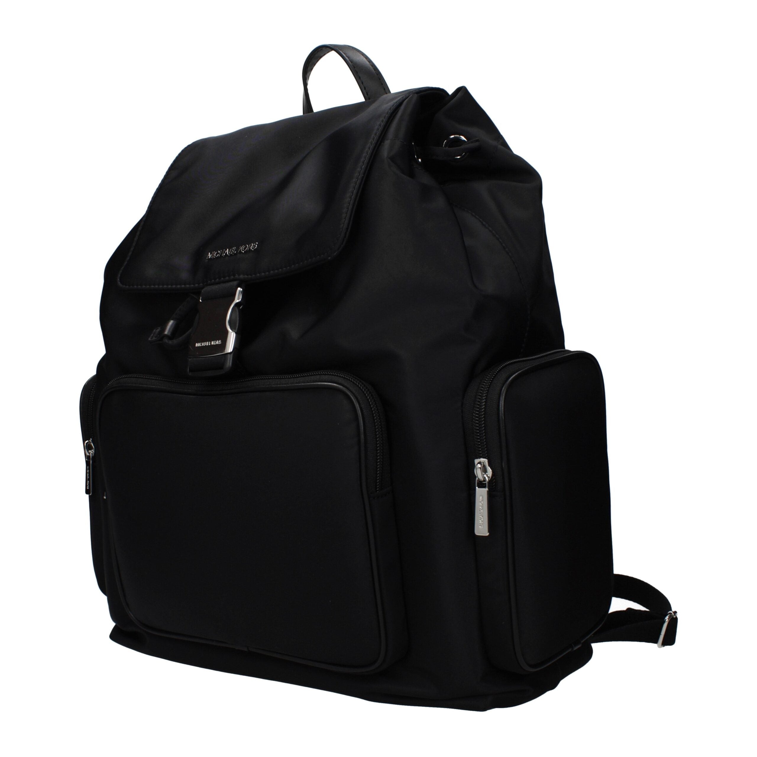 Discover the Michael Kors Black Fabric Backpack, where luxurious craftsmanship meets timeless elegance, perfect for the discerning individual seeking refined sophistication.