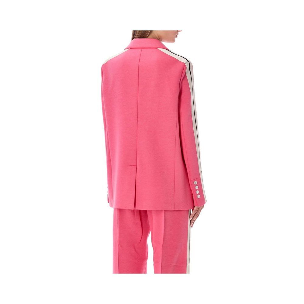 Indulge in the Palm Angels Multicolor Wool Blazer, a tailored masterpiece of high-quality wool, exuding sophistication and timeless allure for every occasion.