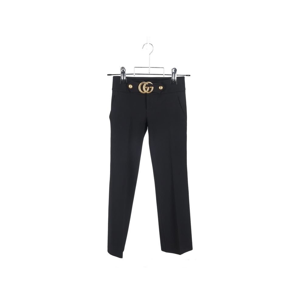 Gucci Black Viscose Dress Pants - Timeless Luxury Essentials