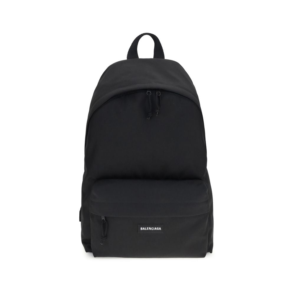 Balenciaga Black Polyamide Backpack – Artisanal Luxury Elegance