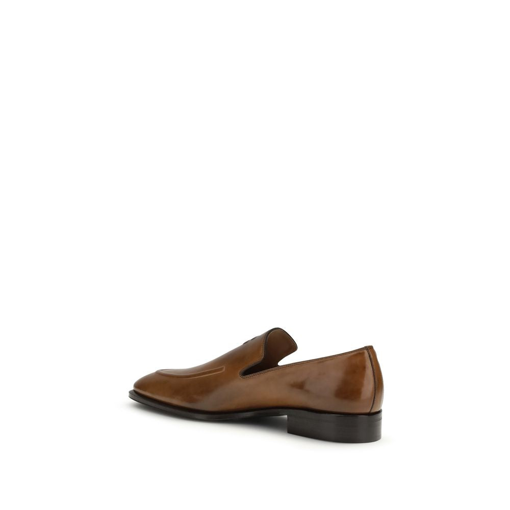 Miu Miu Bos Taurus Slip-On Loafers - Exquisite Calfskin Elegance