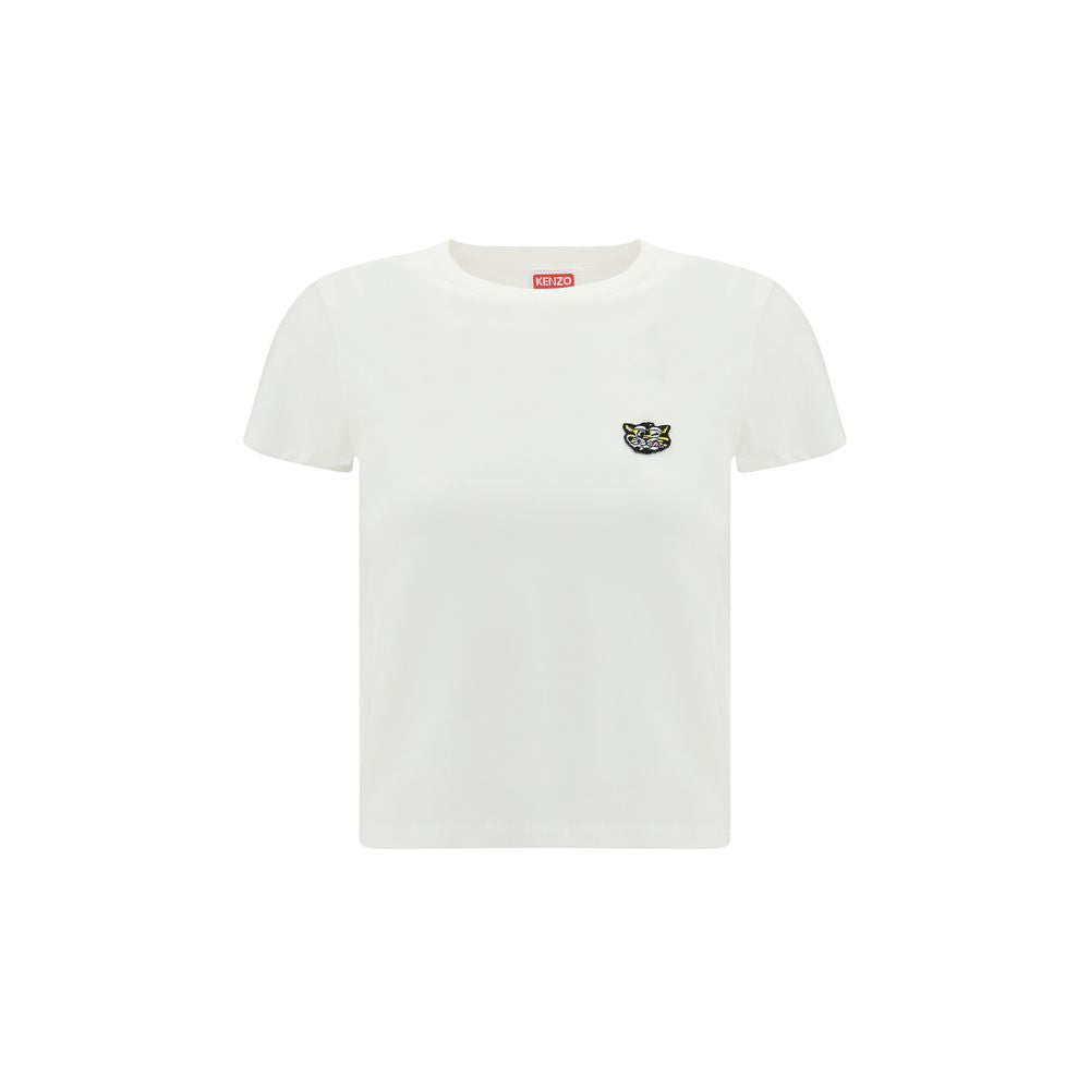 Kenzo White Cotton Sportswear T-shirt - Artisanal Luxury Essential
