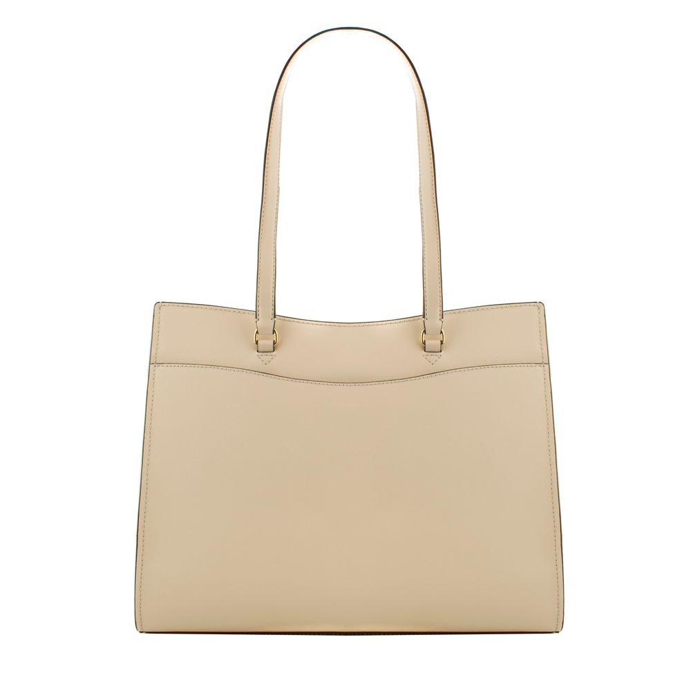 Discover the Michael Kors Beige Leather Tote Bag from the Jet Set Travel collection, where exquisite craftsmanship meets timeless elegance, elevating your sophisticated lifestyle.