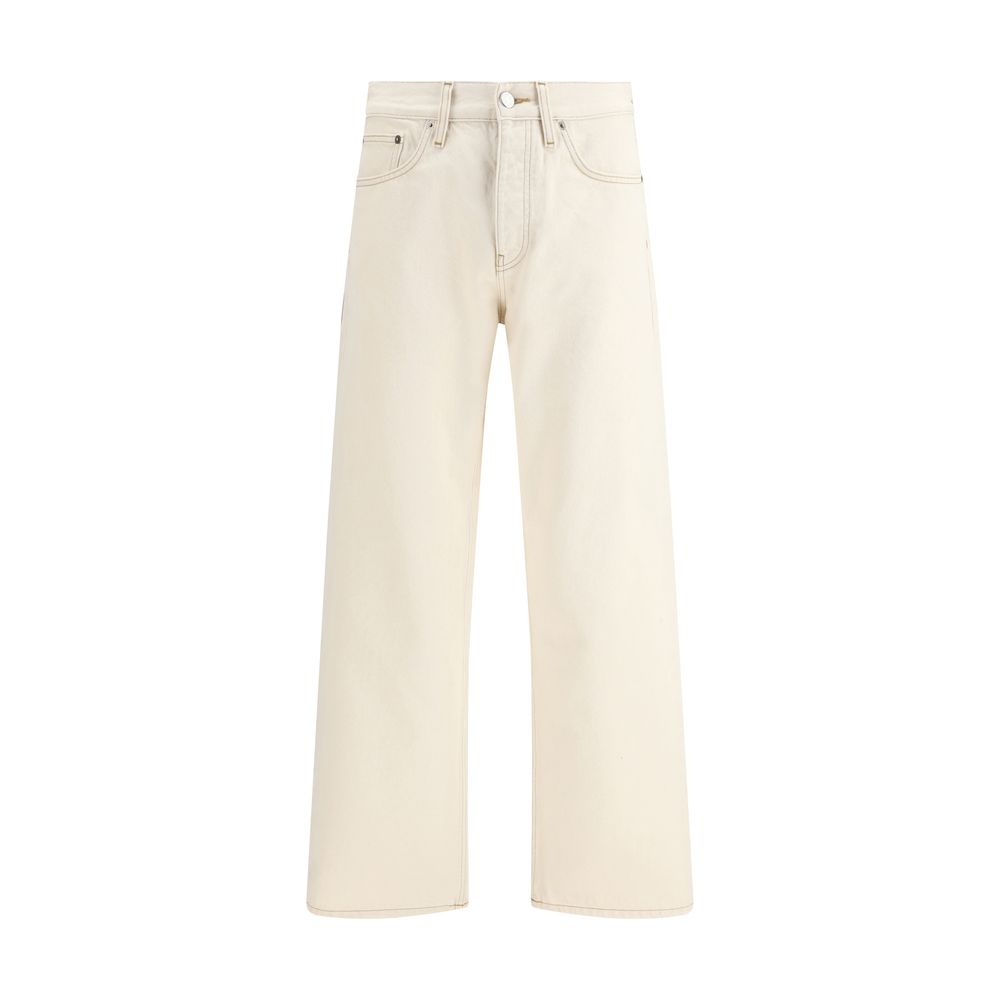 Sunflower Beige Cotton Relaxed Fit Jeans | SS26 Collection