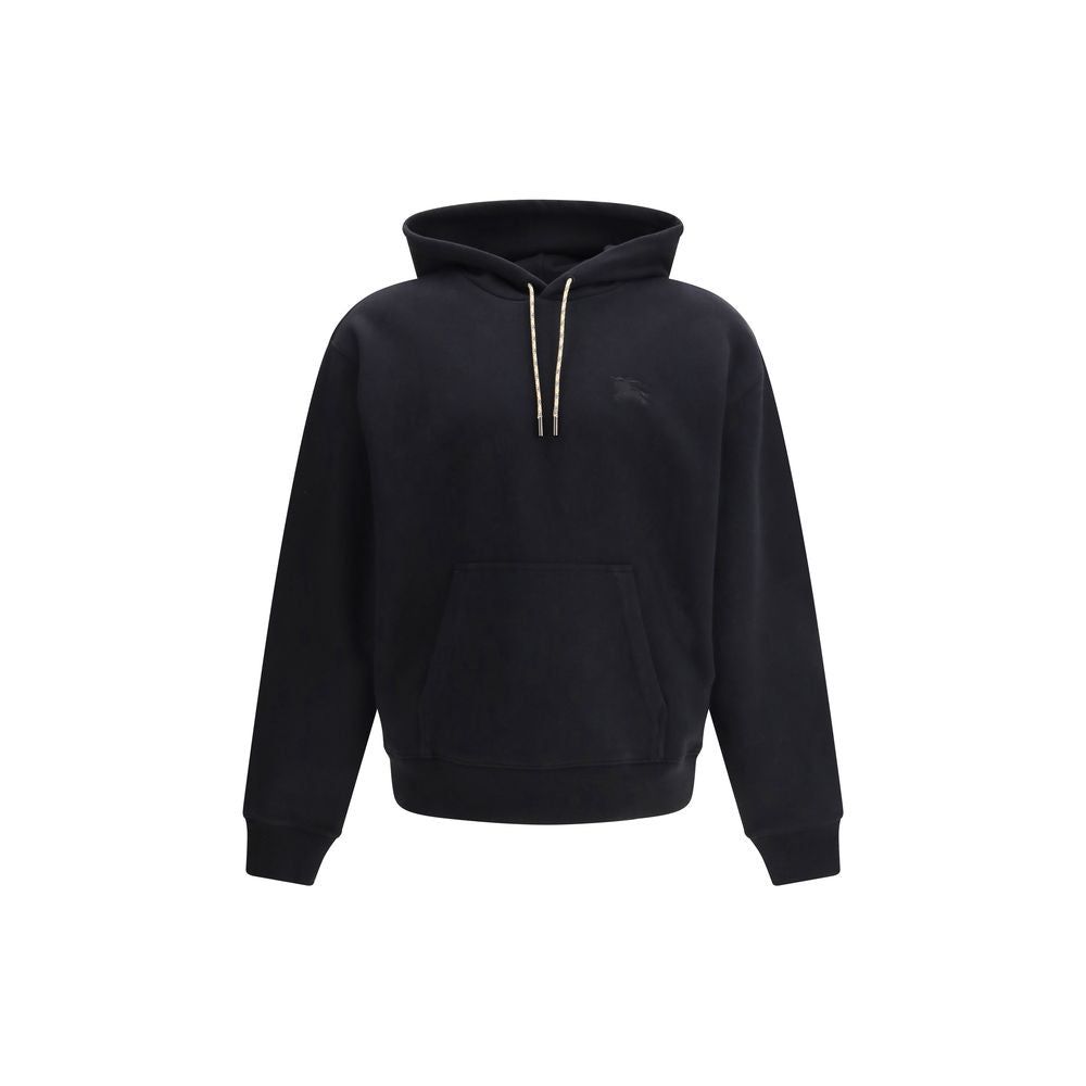 Burberry black cotton sweatshirt front view
