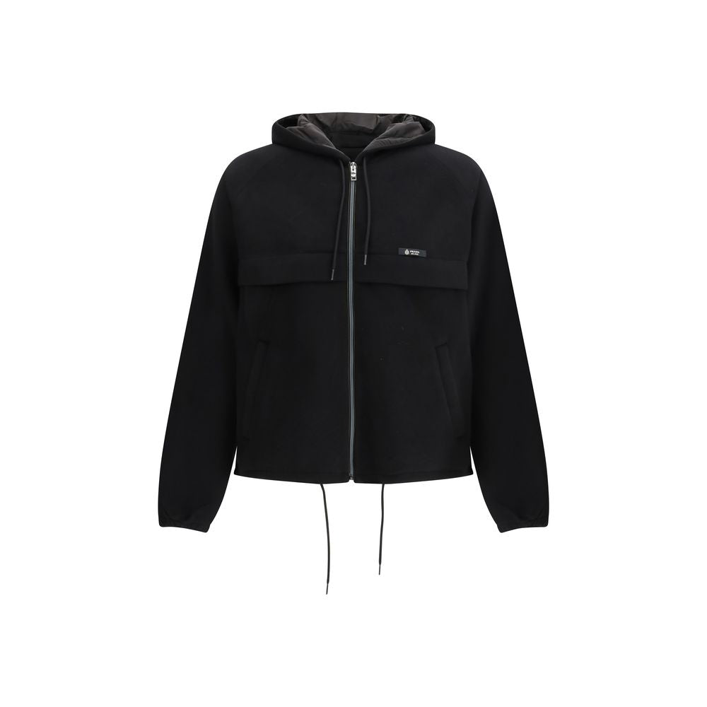 Prada Black Polyester Shell Jacket - Timeless Luxury for All