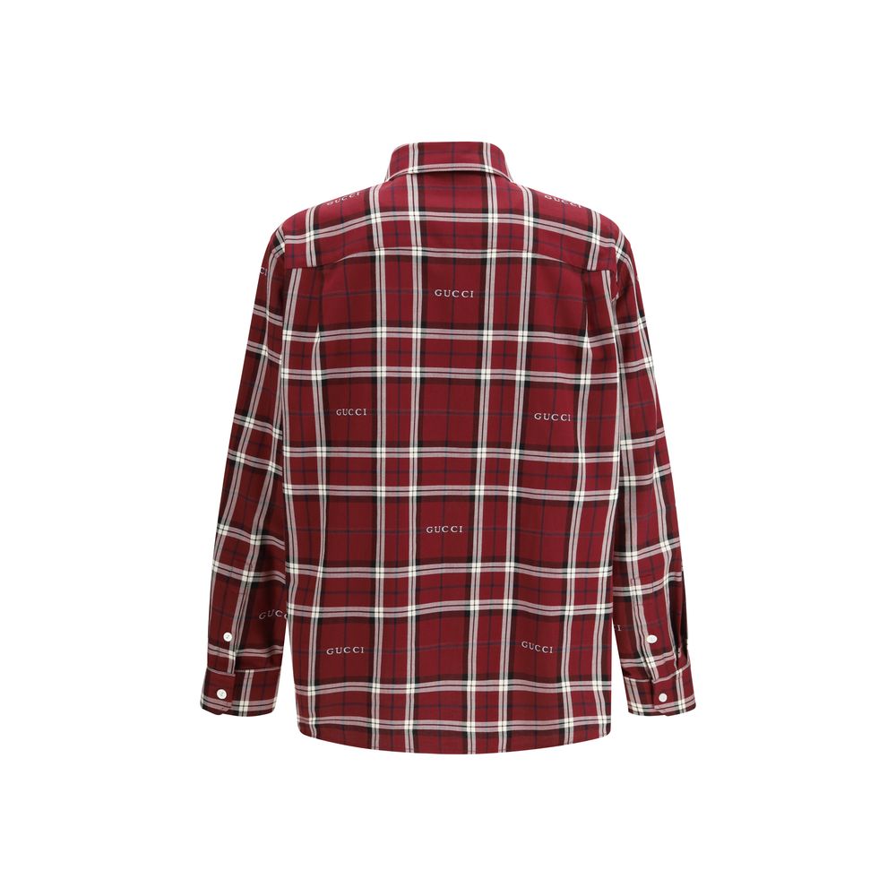 Gucci Multicolor Cotton Pattern Shirt – Designer Luxe Elegance