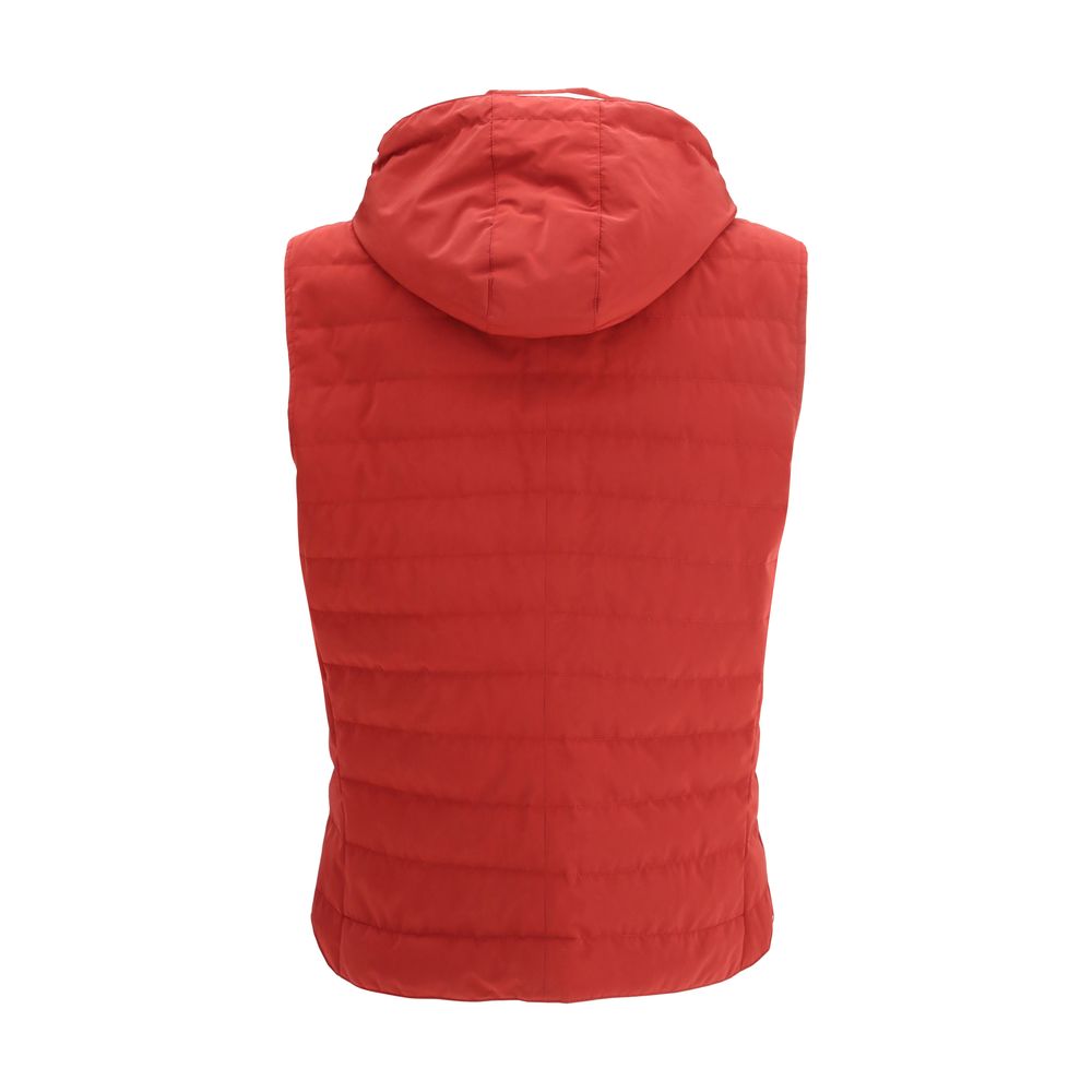 Brunello Cucinelli Sleeveless Jacket - Artisanal Luxury Outerwear