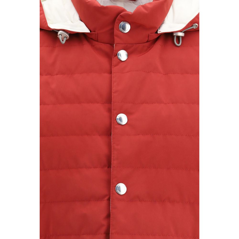 Brunello Cucinelli Multicolor Sleeveless Jacket Artisanal Luxury