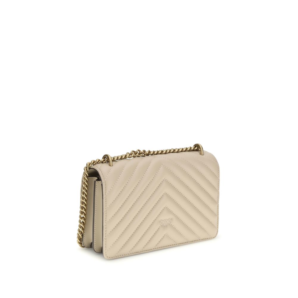 Discover the PINKO Beige Calf Leather Bos Taurus Shoulder Bag from the SS26 collection, a masterpiece of exquisite craftsmanship and timeless elegance, perfect for the discerning individual.