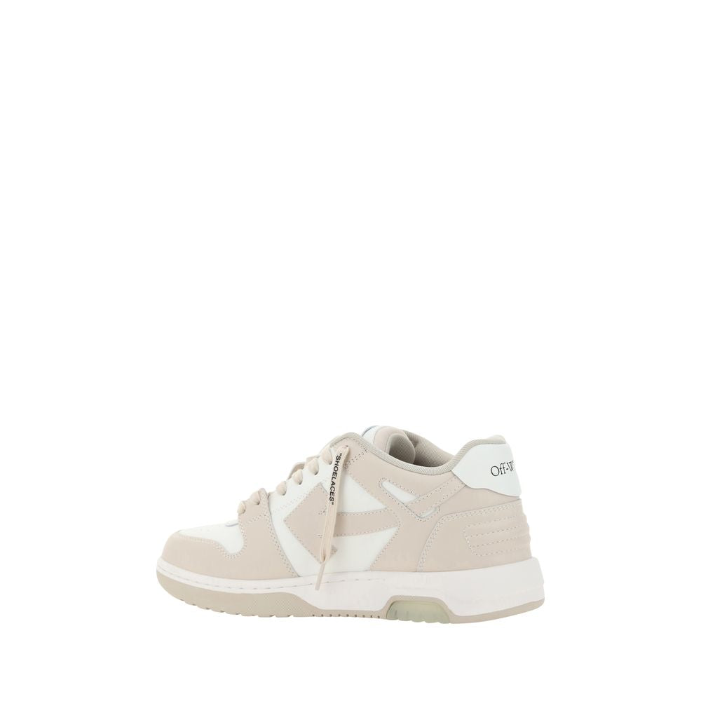 Indulge in the Off-White Beige Rubber Low Top Sneakers, where artisanal craftsmanship meets luxurious design, perfect for those who embody elegance and confidence.