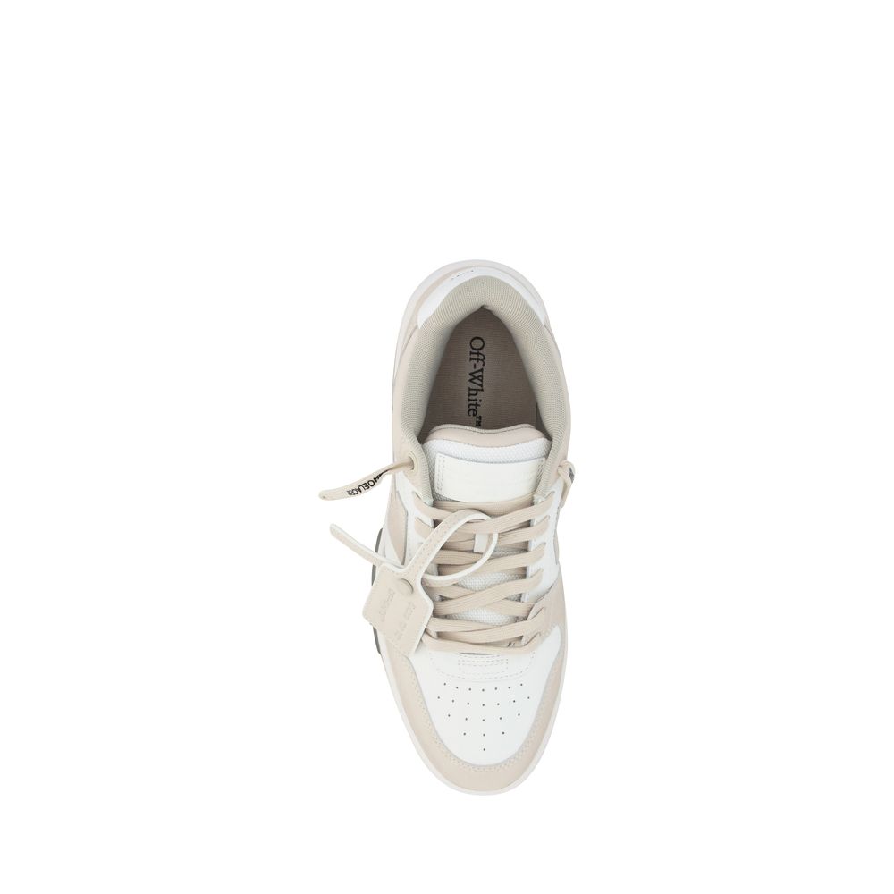 Elevate your style with Off-White Beige Rubber Low Top Sneakers, where artisanal craftsmanship meets luxurious comfort, perfect for the discerning individual.