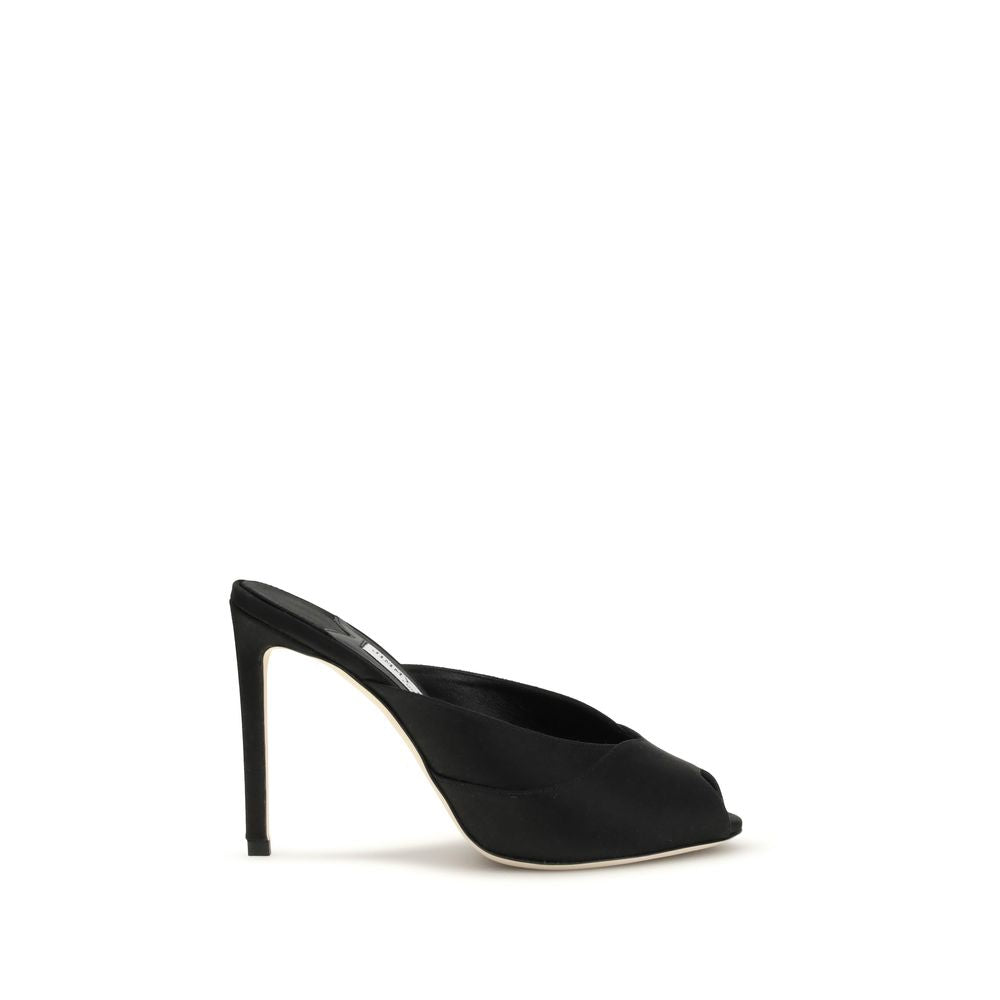 Step into unparalleled elegance with Jimmy Choo Black Calf Leather Bos Taurus Stiletto Heel Sandals, a masterpiece of luxurious craftsmanship for the discerning connoisseur.