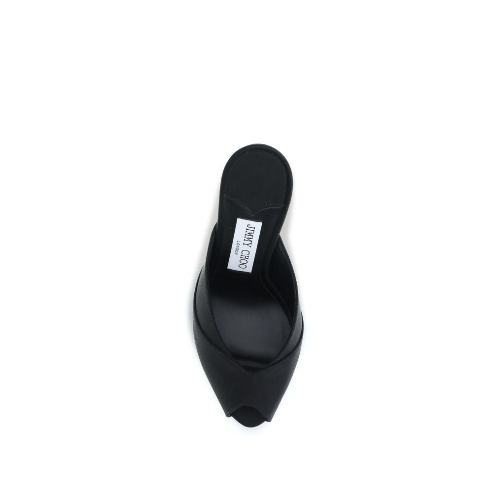 Step into refined elegance with Jimmy Choo Black Calf Leather Bos Taurus Stiletto Heel Sandals, a masterpiece of luxury craftsmanship for the discerning individual.