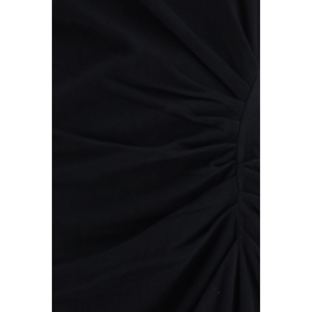 Isabel Marant Nadela Dress - Luxurious Black Cotton Elegance