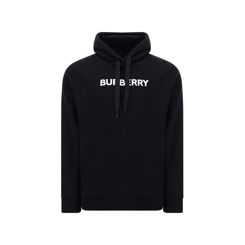 Burberry Black Cotton Sweatshirt - Timeless Luxury for All