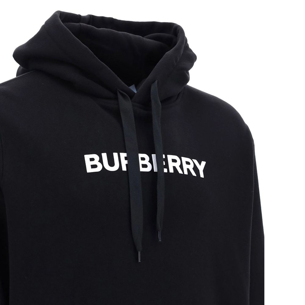 Burberry Black Cotton Sweatshirt - Timeless Luxury for All