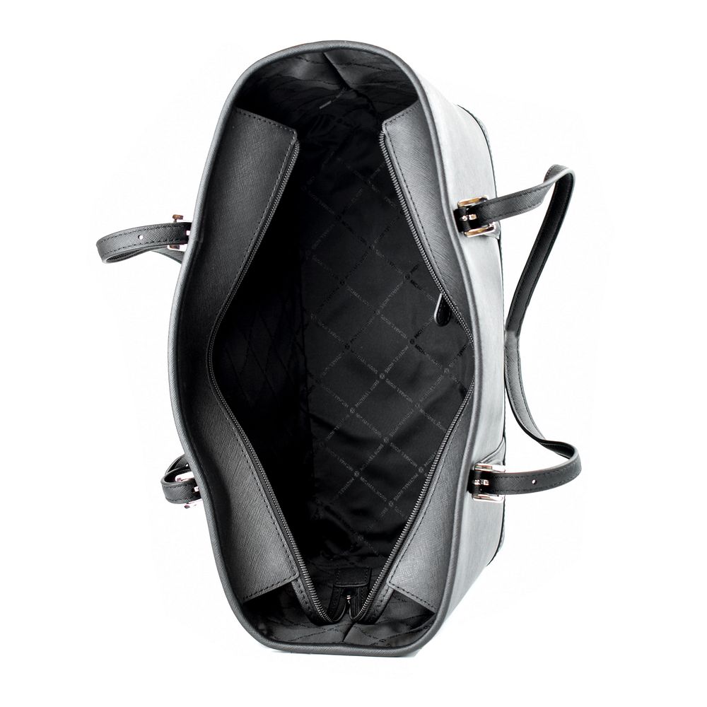 Michael Kors Black Leather Tote Bag
