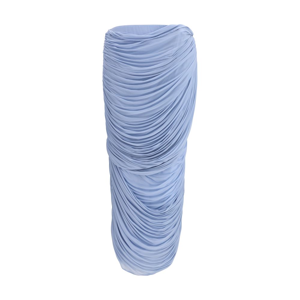 Magda Butrym Blue Copper Midi Skirt - Exquisite Elegance Redefined