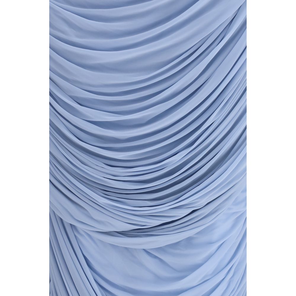 Magda Butrym Blue Copper Midi Skirt - Exquisite Elegance in Luxury