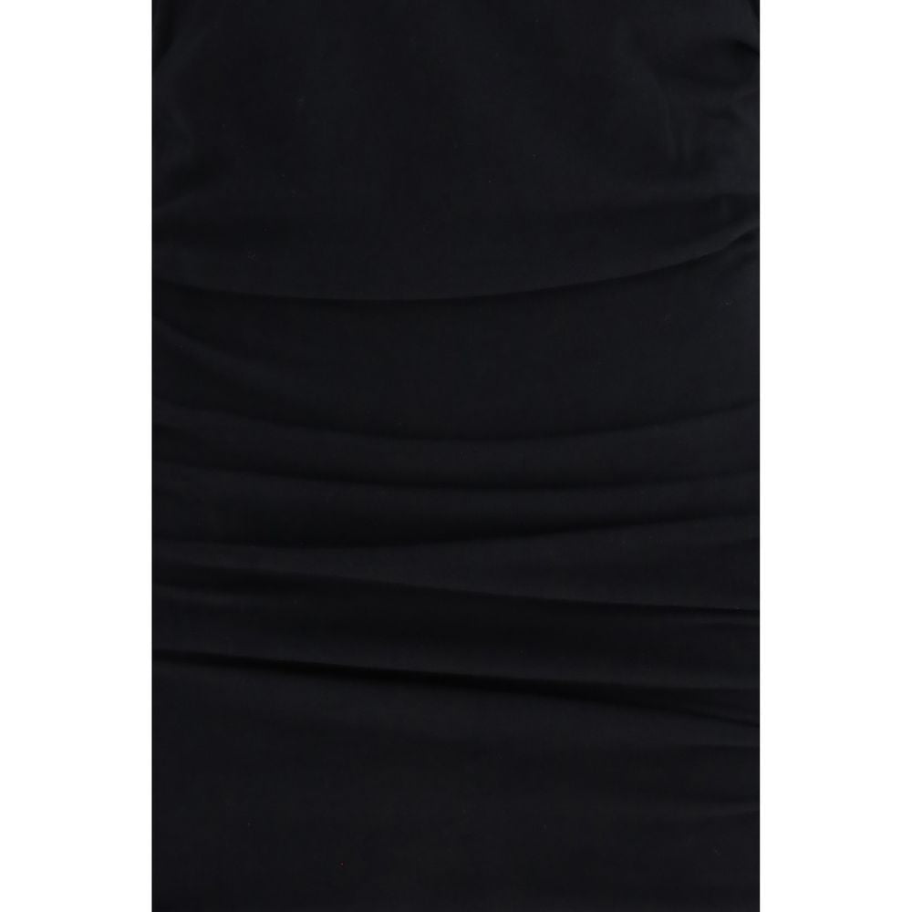 Isabel Marant Black Cotton Casual Dress - Effortless Luxury Elegance