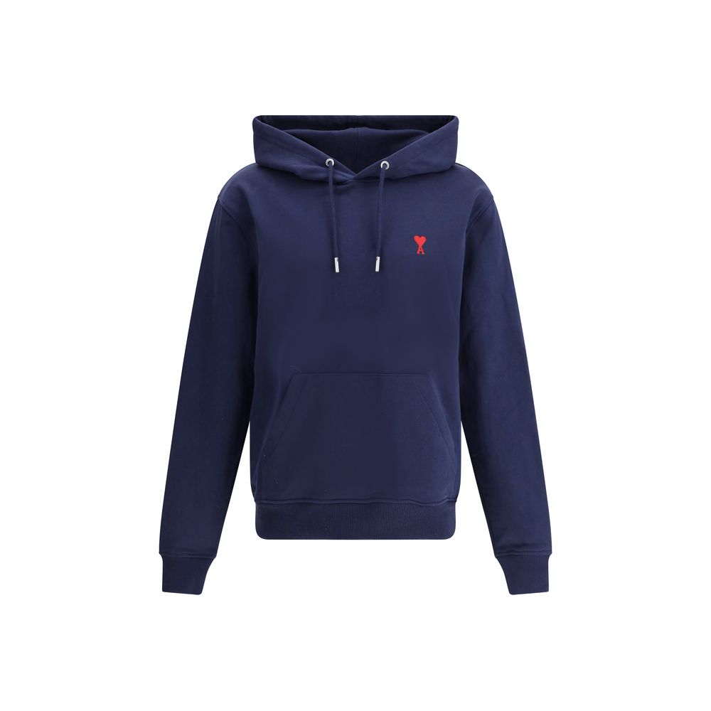 Ami Paris Blue Cotton Sweatshirt – Luxury Comfort Redefined