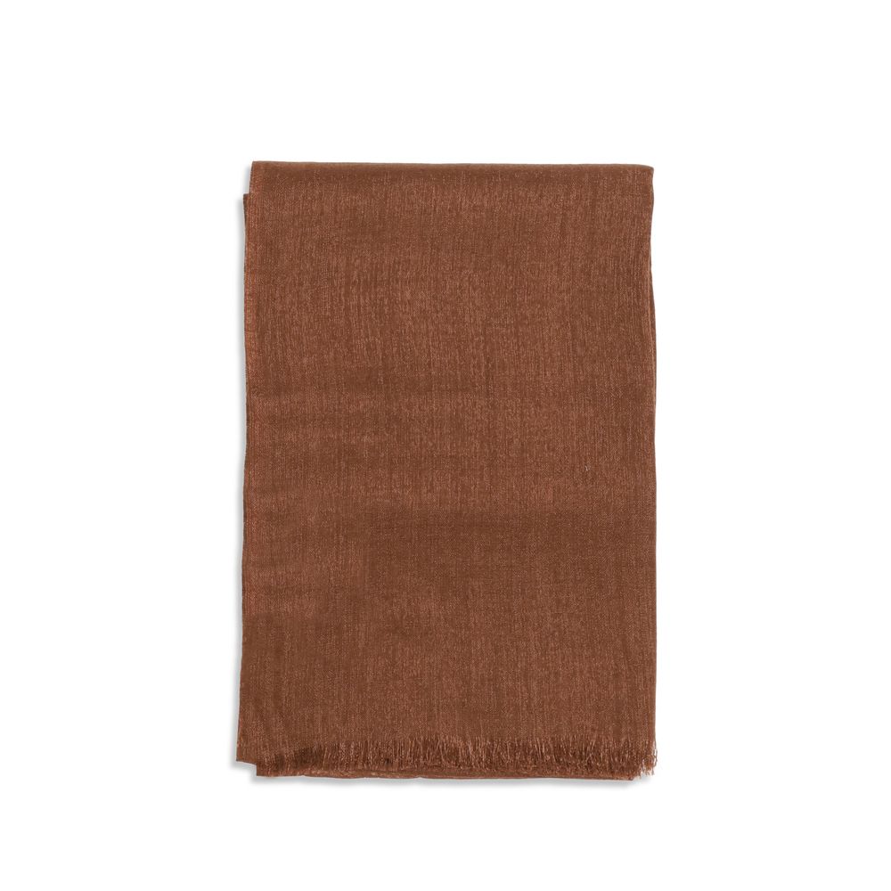 Brunello Cucinelli Brown Cashmere Scarf - Luxurious Sophistication