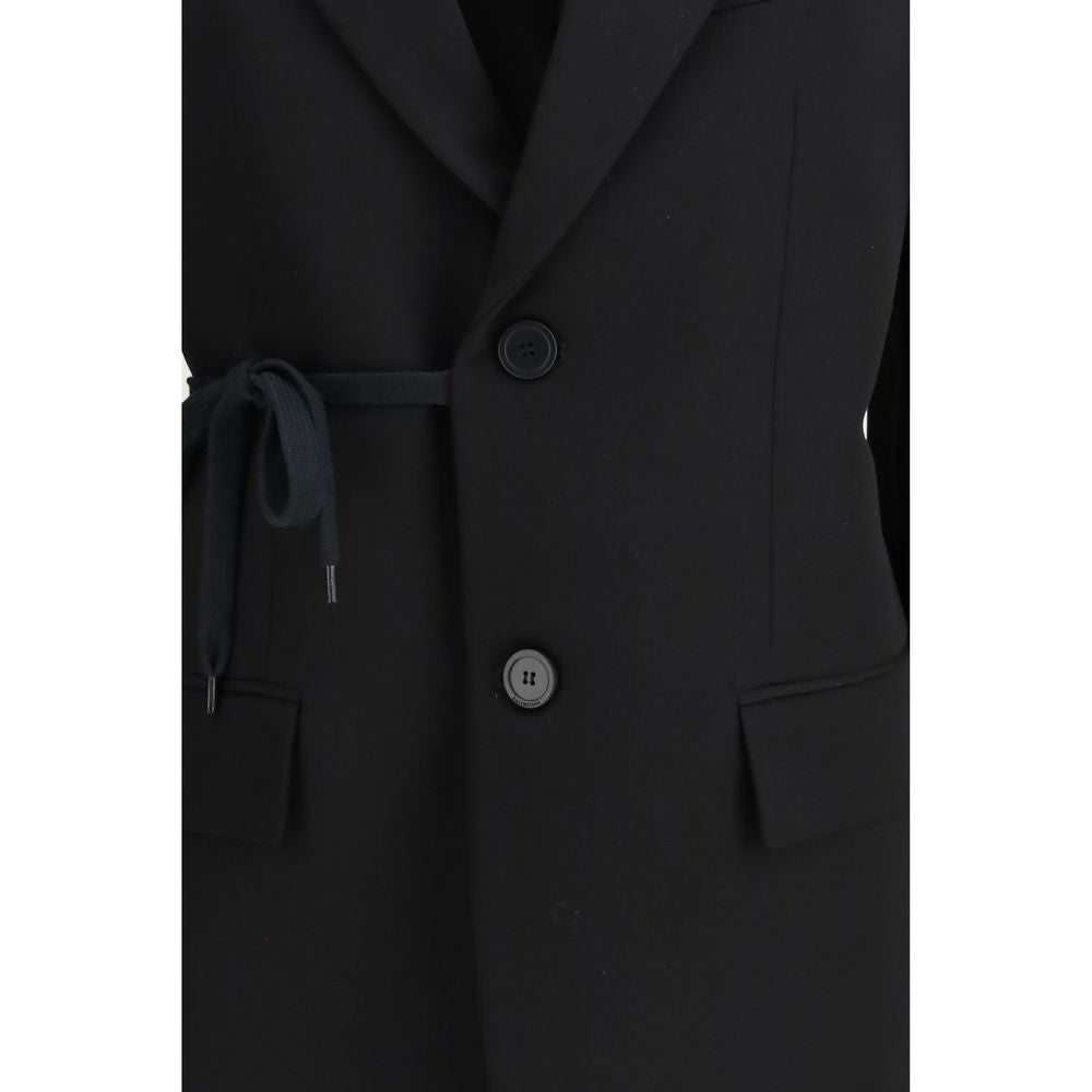 Balenciaga Black Wool Jacket - Timeless Luxury Tailoring