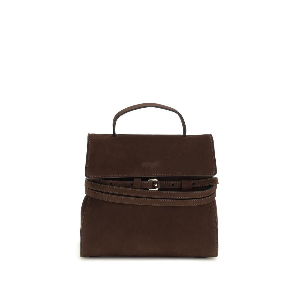 Discover the Moschino Brown Calf Leather Bos Taurus Handbag from the SS26 collection, a masterpiece of exquisite craftsmanship and timeless elegance, perfect for the discerning individual.