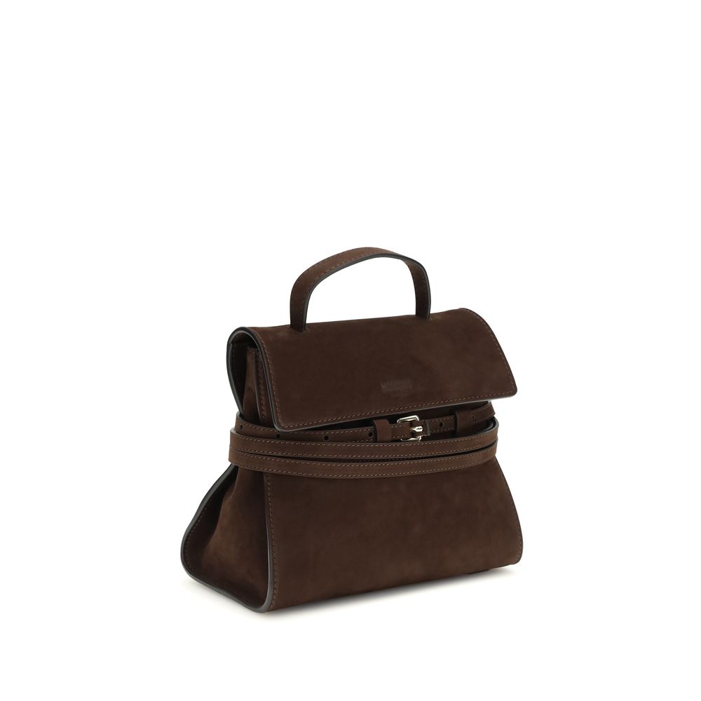 Discover the Moschino Brown Calf Leather Bos Taurus Handbag from the SS26 collection, a masterpiece of exquisite craftsmanship and timeless elegance, perfect for the discerning individual.