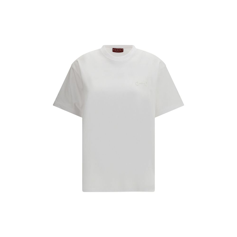 Gucci White Cotton Sportswear T-Shirt – Timeless Elegance